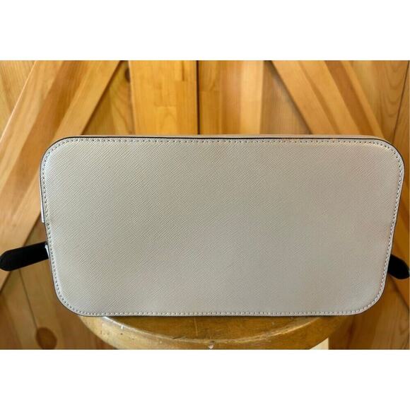 Kate Spade Staci Medium Dome Backpack Color-block Beige Saffiano Leather - Picture 7 of 10